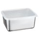 thumbnail image 2 of 2X Caja de almacenamiento de acero inoxidable para conservación de alimentos frescos con tapa Caja de almacenamiento Caja de embalaje para ingredientes de cocina, A, 2 of 3