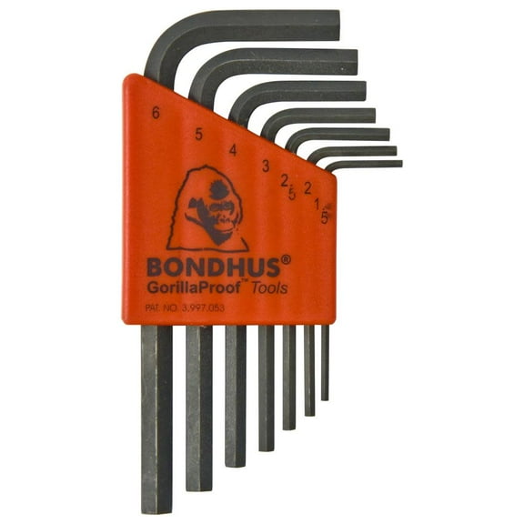 Bondhus Set 7 Hex L-Wrenches
