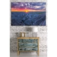 thumbnail image 3 of Badlands National Park, South Dakota, Purple Sunrise (36x54 Giclee Gallery Art Print, Vivid Textured Wall Decor), 3 of 3