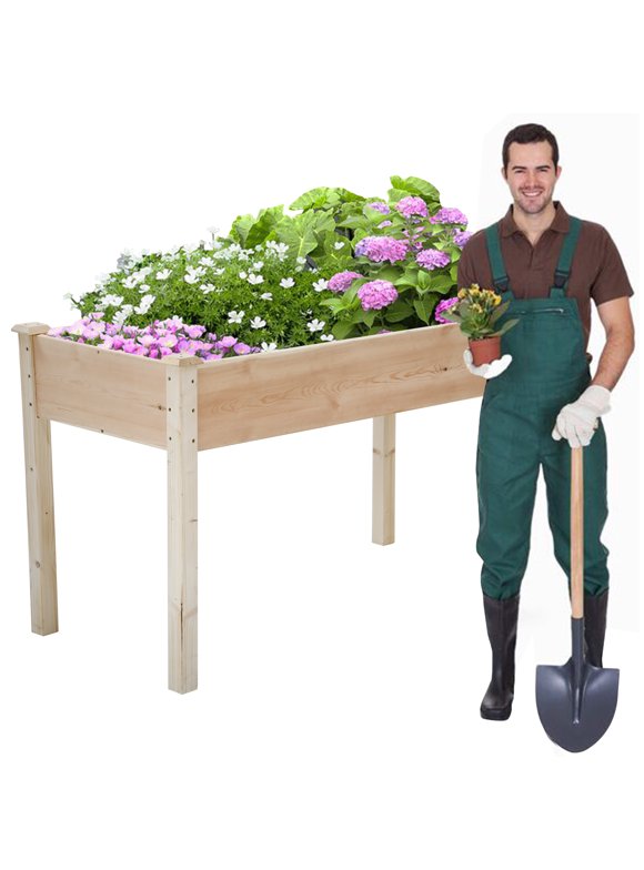 Wooden Garden Beds in Garden Center