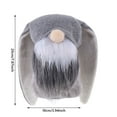 thumbnail image 3 of Gifts Home Ornaments Hanging Pendants Easter Decorations Easter Bunny Gnome Scandinavian Tomte Elf Decorations Faceless Plush Doll GRAY, 3 of 8