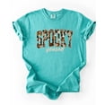 thumbnail image 2 of Spooky Season Fall Shirt for Women & Teens Trendy Floral Halloween Tee Seafoam Shirt Adult Small, 2 of 4