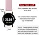 thumbnail image 5 of Correa de reloj de silicona Uxcell de 20 mm, correa de reloj de goma flexible con cierre de acero inoxidable para hombres y mujeres, rosa, 5 of 7