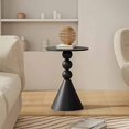 thumbnail image 1 of Petite Table d'Appoint Extérieure en Fer Forgé, Table de Chevet Moderne, Table de Bout Décorative, Table Centrale Rétro, pour Extérieur/intérieur (Couleur : B), 1 of 1