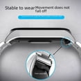 thumbnail image 3 of Adecuado para Mi Band 4 Correa Mi 3 Correa de muñeca de metal Correa de malla milanesa magnética de acero inoxidable de repuesto, 3 of 4