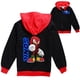 thumbnail image 4 of Abrigo de Sonics con figura de juego, cárdigan con bloques de colores y cremallera, sudadera de manga larga, estilo primaveral y otoño, ropa holgada y cálida, moda informal, 4 of 5