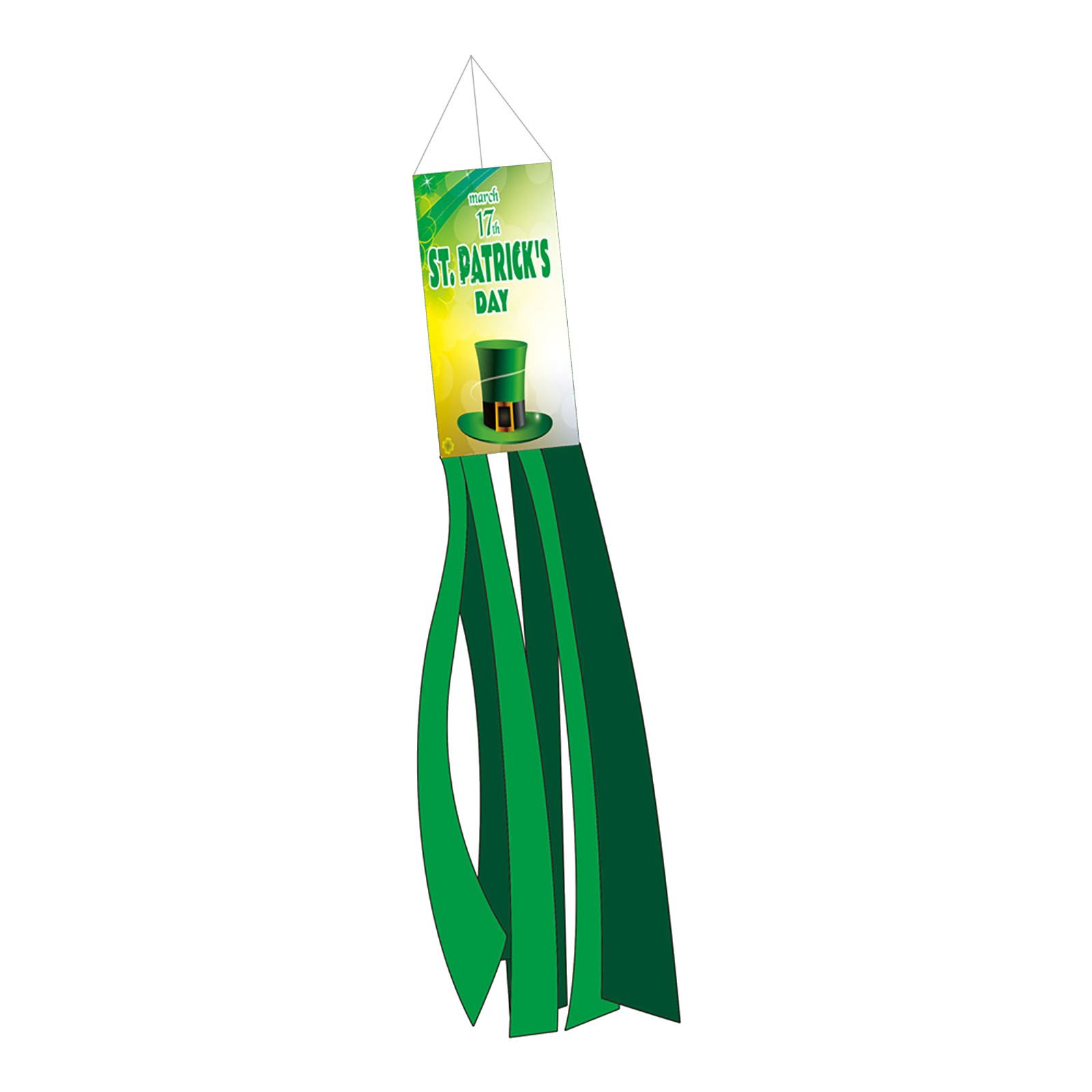 solacol Sunflower Party Decorations Holiday Party Decorations Garden Party Decorations St. Patricks Day Windsock Polyester Garden Windsock Garden Party Decoration 4/20 Party Decorations - image 1 of 1