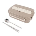 thumbnail image 1 of 316 Stainless Steel BentoBox, 3 Compartment 1000ml Lunch Box Lunch Containers with Insulated Bag, Utensils, Portable Lunch Food Container for Adults Kids School, 1 of 7