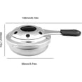 thumbnail image 5 of Estufa de alcohol de 2 piezas, acero inoxidable portátil, quemador de alcohol de fondue desmontable no tóxico JAMW Sencillez, 5 of 5