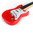 thumbnail image 5 of WozhuoToy Mini Guitar Toy for Kids,Portable Electronic Red Guitar Musical Instrument Toy, Birthday Gifts for Beginner Children Toddler Boys Girls Age 3-6, 5 of 7