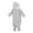 Gray, variant on Fresh Solid Color Baby Quilt and Cap Silkworm Cocoon Type Newborn Wrap Comfort Sleeping Bag Hat Set