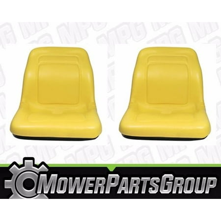 (2) 18" High Back Seats 4x2 6x4 fits John Deere Gator UTV Trail AM129969 VG11696