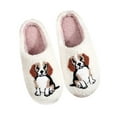 thumbnail image 3 of Fuzzy Slippers For Women Cozy Indoor Slippers Soft Comfortable Home Shoes Cute Cartoon Dog Design Slides Warm Cozy Winter House Slippers Bedroom Indoor House Shoes, 3 of 7