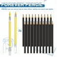 thumbnail image 3 of 6 Pcs Mechanical Sharpened Forever Pencils Set, White, 3 of 6