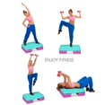 thumbnail image 4 of Costway Aerobic Step 29" Club Cardio Fitness Adjust Exercise Stepper w/ Risers 4" - 8", 4 of 10
