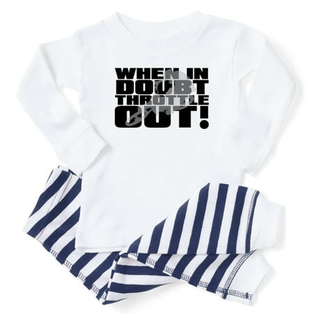 

CafePress - When In Doubt Throttle Out Dirt Bike Motocross Inf - Toddler Long Sleeve Pajama set