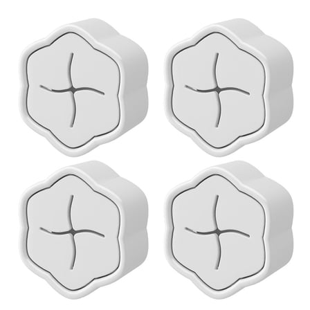 Necvior 4Pcs Kitchen Towel Hooks,Round Self Adhesive Wall Mount Dish Towel Hook Hangers