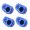 Blue, variant on 4-Piece Hinge Pin Retainers Set for TRAXXAS X-MAXX 6S & 8S Monster Trucks Aluminum Alloy for Long-Lasting Use