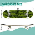 thumbnail image 2 of 31'' Complete Skateboard 7 Layer Canadian Maple Double Kick Deck Skateboards Abstract Stippled Weird Hipster Handmade Tileable Geometric Skate Board for Beginner Adult Gifts, 2 of 5