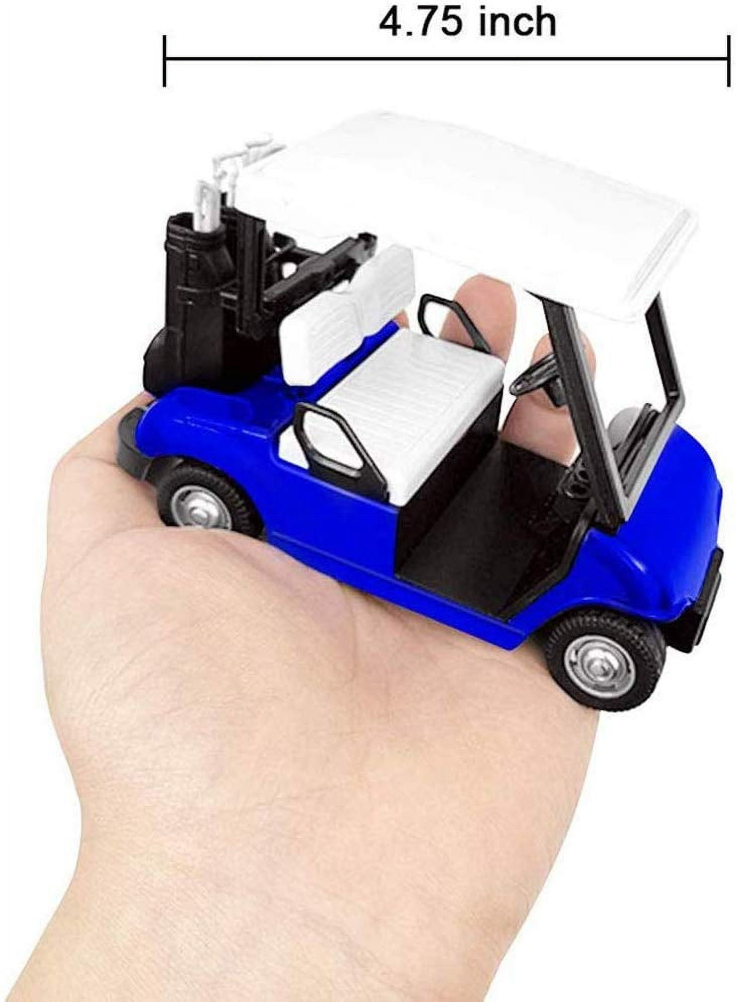 McMulligan's 4.5" Die-Cast Metal Golf Cart Toy 6pcs - Multicolor