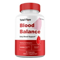Total Flow Capsules, Blood Supplement Maximum Strength TotalFlow Pills, All Natural Glycogen, 30 Day Supply (1 Pack)