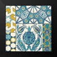 thumbnail image 2 of Lovell, Kathrine 12x12 Black Modern Framed Museum Art Print Titled - Turkish Tiles Exotic III, 2 of 5