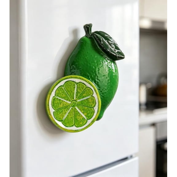 Resin Fruit Fridge Magnet Cute 3D Decorative Refrigerator Magnet Kitchen Locker Magnet for Whiteboards and Home Decor