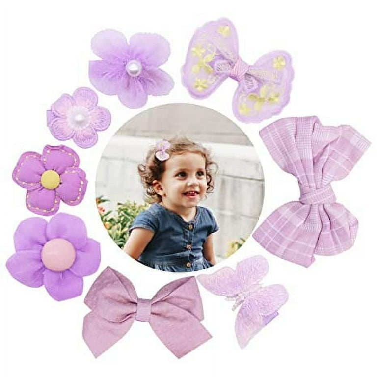 Bow Headband Velcro Hair Clips For Babies Baby Hair Clips,Cute - Main Image