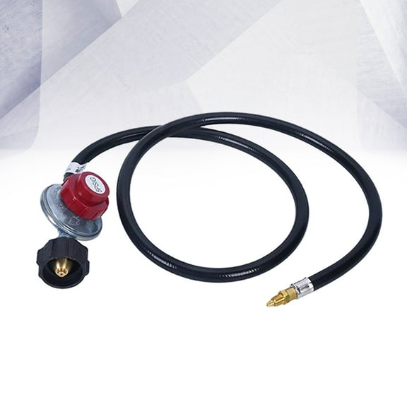 HEATSHAKING Camping Gas Cooker Regulator Brass Black 1Pack for Outdoor Activities