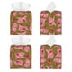 thumbnail image 2 of Balery Cartoon Pigs Porta Pañuelos de Cuero con Estampado – Funda Moderna Cuadrada para Caja de Pañuelos, Dispensador 5x5x5'', 2 of 7