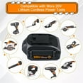 thumbnail image 5 of WA3525 20V 8.0Ah Lithium Battery - Replacement for WA3520 WA3575 WA3578 Batteries, Compatible with WG163 WG183 WG261 WG779 20V/40V/80V Lawn Mower Blower Trimmer Outdoor Cordless Tools,2 PACK, 5 of 5