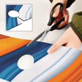 thumbnail image 6 of Yayeee Faucet Mat for Kitchen Sink 14.7" Diatomite Long Splash Guard Pad, Orange Abstract Wavy, 6 of 7