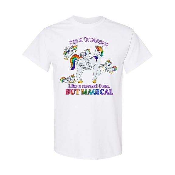 Inktastic I'm a Omacorn, Like a Normal Oma, but Magical T-Shirt