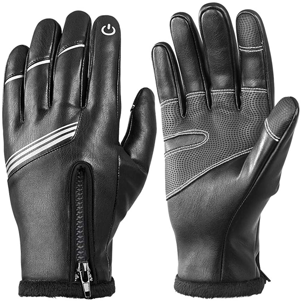 Winter Warm Windproof Waterproof Anti-slip Thermal Touch Screen-Bike Ski Gloves. 