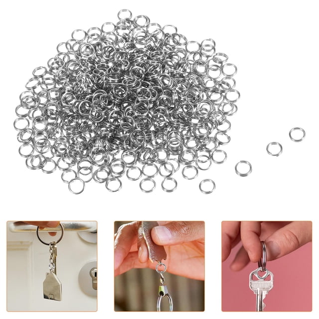 RENACLIPY 500Ud Inoxidable Para Manualidades Con Resistente Y Acabado Suave Plateado