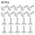 thumbnail image 4 of Unique Bargains 30 Packs M4 x 18mm Boutons de Serrage à Vis Mâle Blanc, 4 of 5