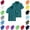 Dark Green, variant on LTTVQM 2Pcs Girls Boys' School Uniform Short-Sleeve Lightweight Quick-Dry Polo Shirts, Breathable Cotton Button Collared Athletic Workout Golf Shirts Orange 7-8 Year