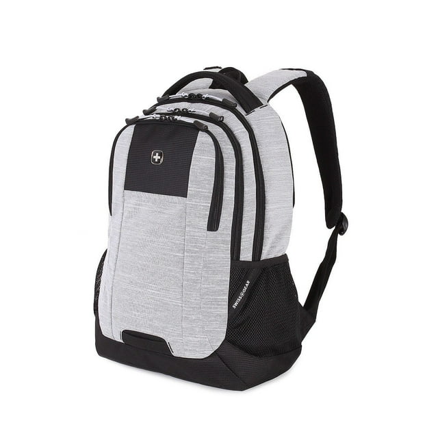 Swiss Gear Cecil Air Flow Laptop Tablet Mesh Padded Shoulder Backpack, Heather Gray