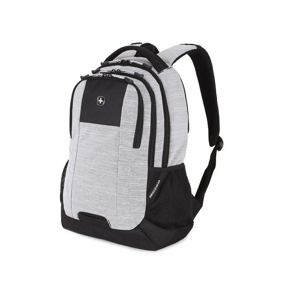 Swiss Gear Cecil Air Flow Laptop Tablet Mesh Padded Shoulder Backpack, Heather Gray