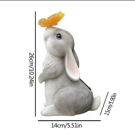 

Solar Creative Cartoon Rabbit Light Animal Outdoor Garden Light Ornament Decorative Nightlight