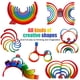 thumbnail image 2 of Shierdu Juguete Apilable De Arco Iris De Madera Juego De Bloques De Construcción De Madera De 12 Piezas Rompecabezas De Anidación De Bloques De Construcción De Madera Educación Y Aprendizaje A Juego p, 2 of 5