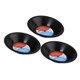 thumbnail image 5 of unbranded 3Ud Bowls Vintage De Vinilo Para Servir Y Aperitivos En Fiestas Y Hogar, 5 of 8