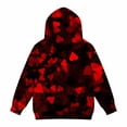 thumbnail image 4 of LIJCC Boys Girls Kids Hoodie Solid Color Sweatshirt Cute Heart Print Long Sleeve Sweatshirts Baggy Pullover Top Casual Tops(Red,4-5 Years), 4 of 5