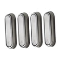 thumbnail image 3 of Ganchos de pared plegables para baño, 4 unidades, giratorios a 90 degree, montaje sencillo, multiusos Plateado, 3 of 9
