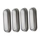 thumbnail image 3 of Ganchos de pared plegables para baño, 4 unidades, giratorios a 90 degree, montaje sencillo, multiusos Plateado, 3 of 9