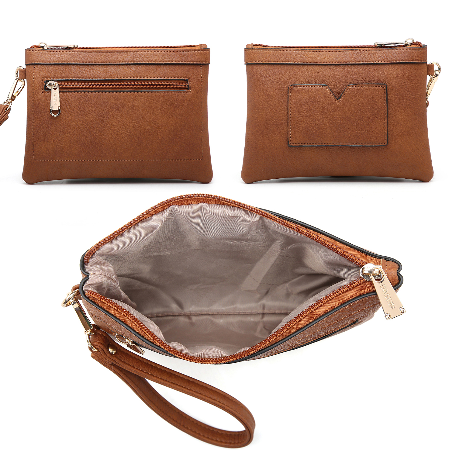 Dasein Women Satchel Handbags Vegan Leather Purses Tassel Shoulder Bags Work Tote for Ladies with Long Strap