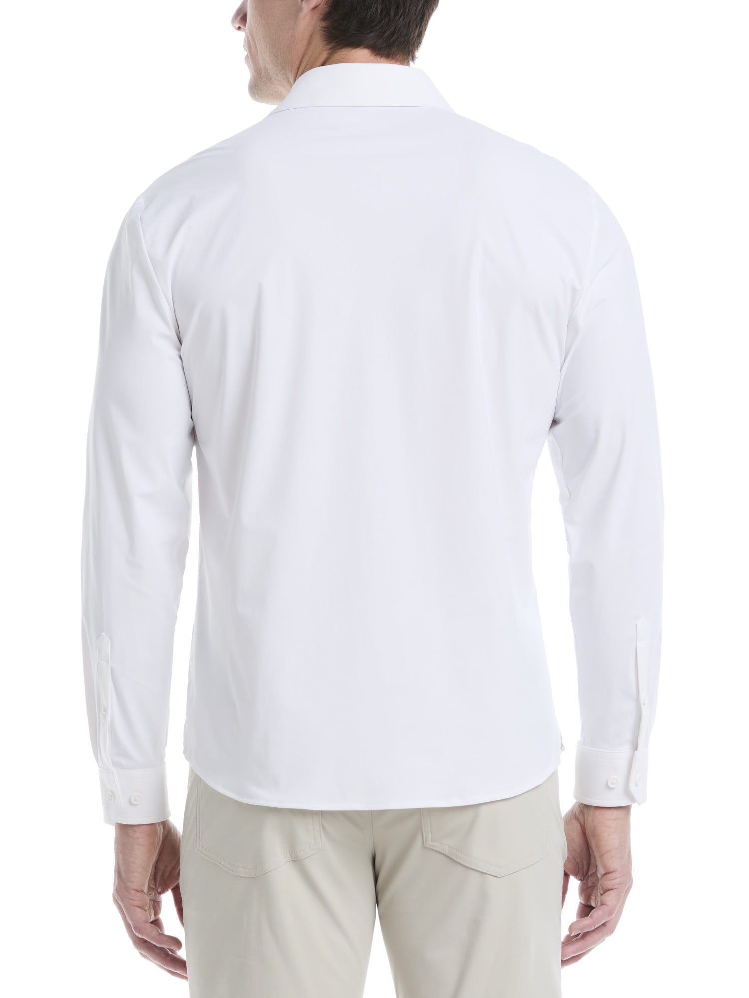 Ben Hogan Men's and Big Men's Performance Long Sleeve Button-Down Golf Shirt, Size S-5XL
