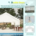 thumbnail image 3 of 20x20 FT Party Tent with 2 Storage Bags & Removable Sidewalls, Outdoor Canopy Gazebo for Carport Camping Garden Wedding BBQ Commercial, 3 of 8