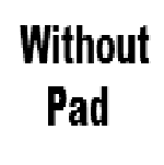Black (No Pad)