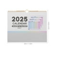 thumbnail image 2 of SHISUYAN Large Wall Calendar Monthly Wall Calendar Wall Calendar Small Wall Calendar Clear Printed Wall Calendar Hanging Calendar Planning Wall Calendar, 2 of 9